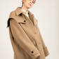 ANTU - Baby Lama Wool Coat with Removable Panel