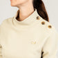 LUTAN G - High Collar Sweater in Twisted Wool Jersey